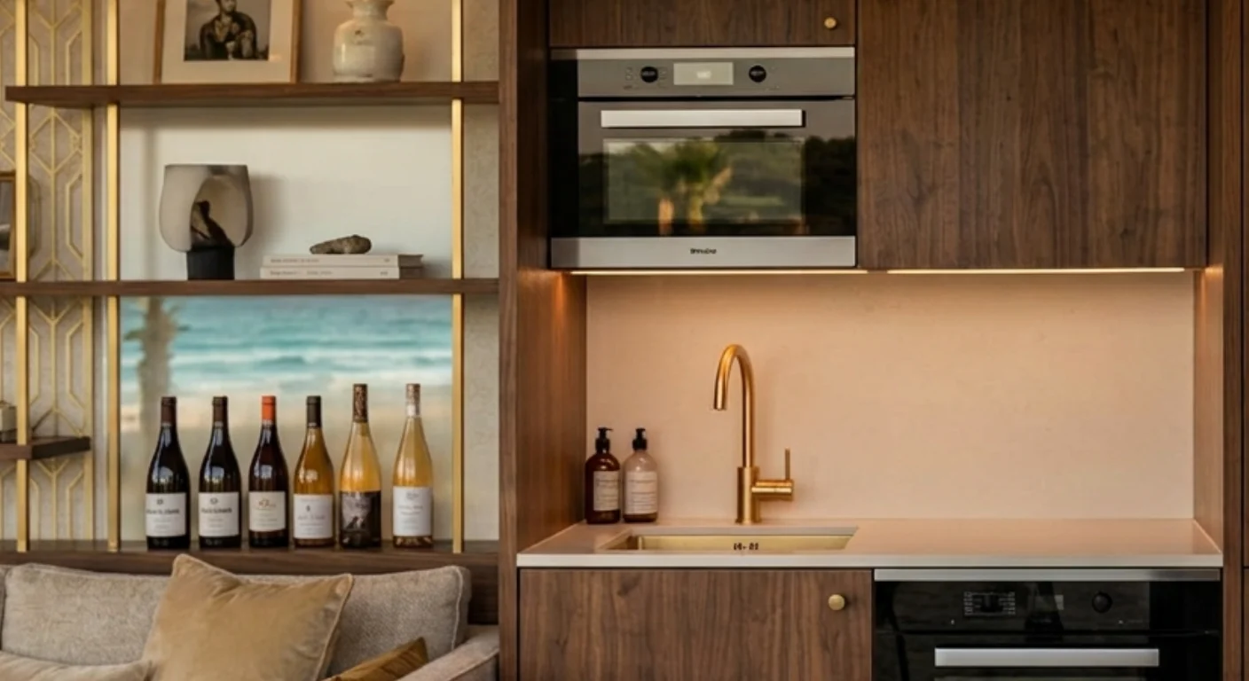 Chambre BnB — détail kitchenette