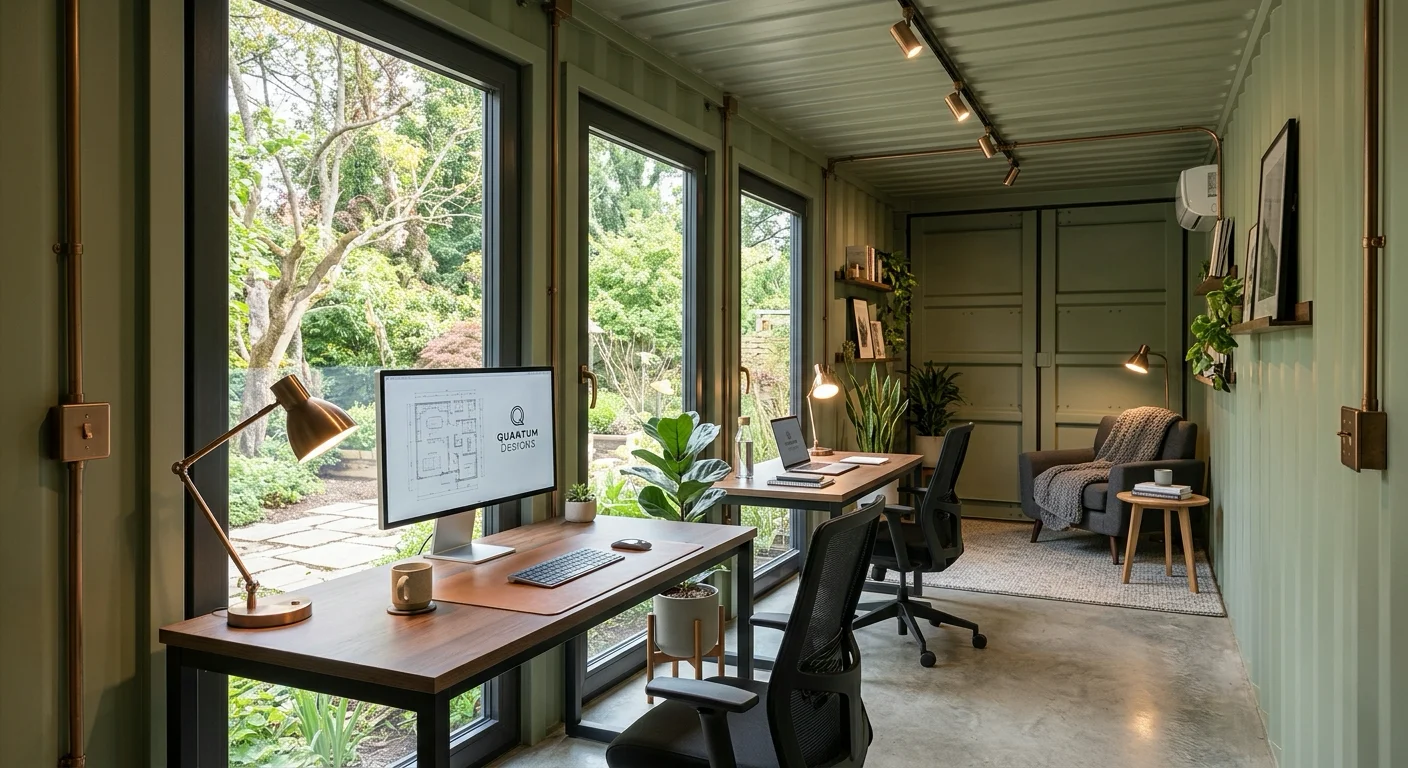 Office Garden — style industriel cosy